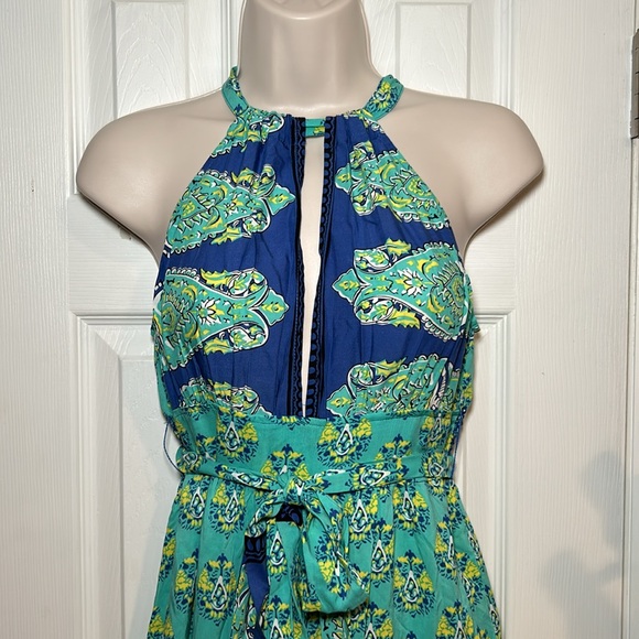 NWT Anthropologie Plenty Tracey Reese Halter Jumpsuit - Picture 6 of 7